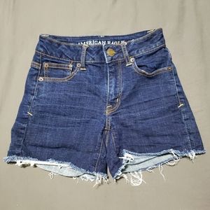 American Eagle short denim shorts